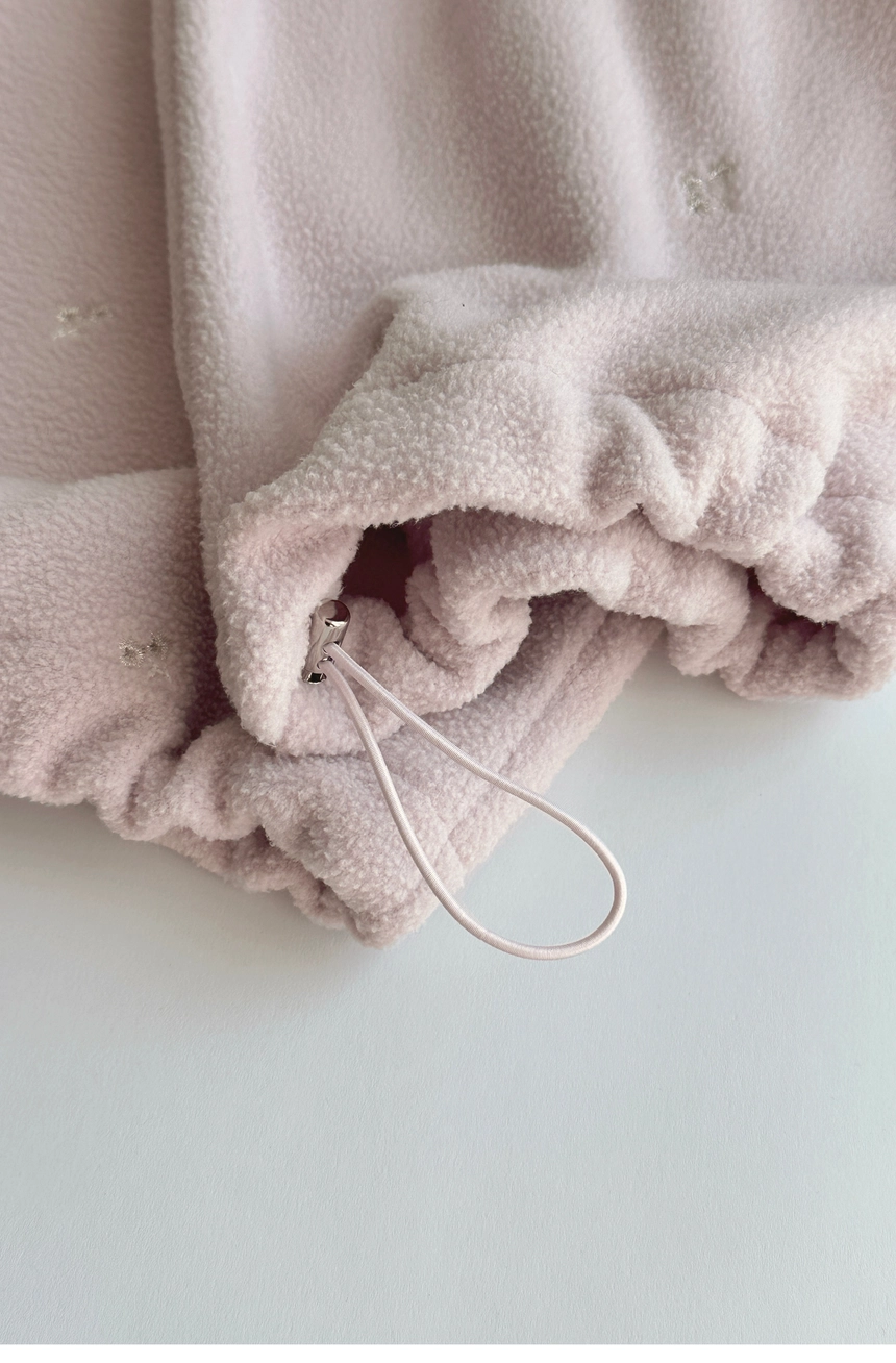 Silvery Fleece Joggers (Pale Pink)2.jpg