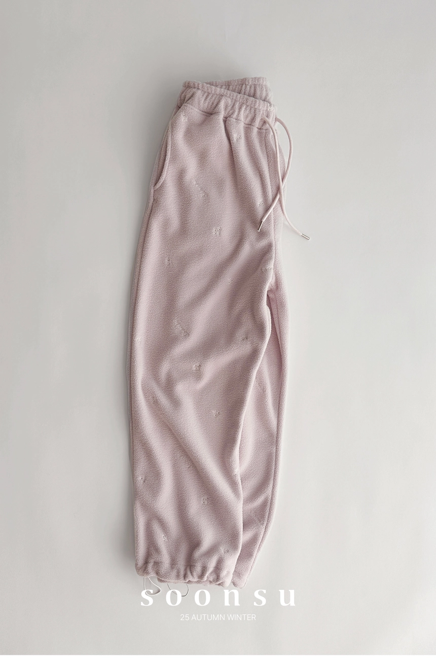 Silvery Fleece Joggers (Pale Pink).jpg