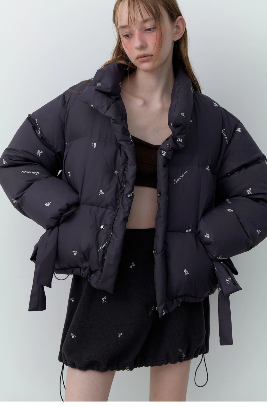 Silvery Fleece Skirt (Charcoal)14.jpg