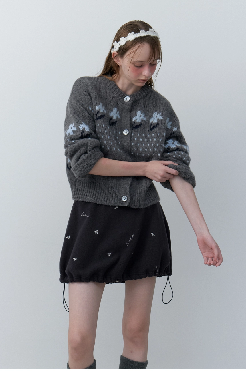 Silvery Fleece Skirt (Charcoal)17.jpg