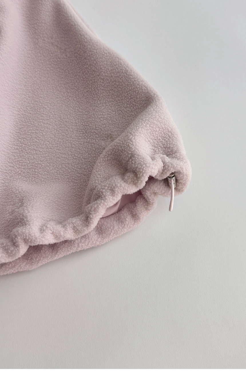 Silvery Fleece Skirt (Pale Pink)2.jpg