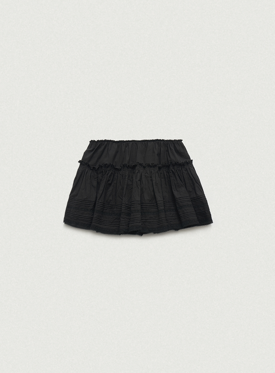 Simon Lace Ballon Skirt_Black