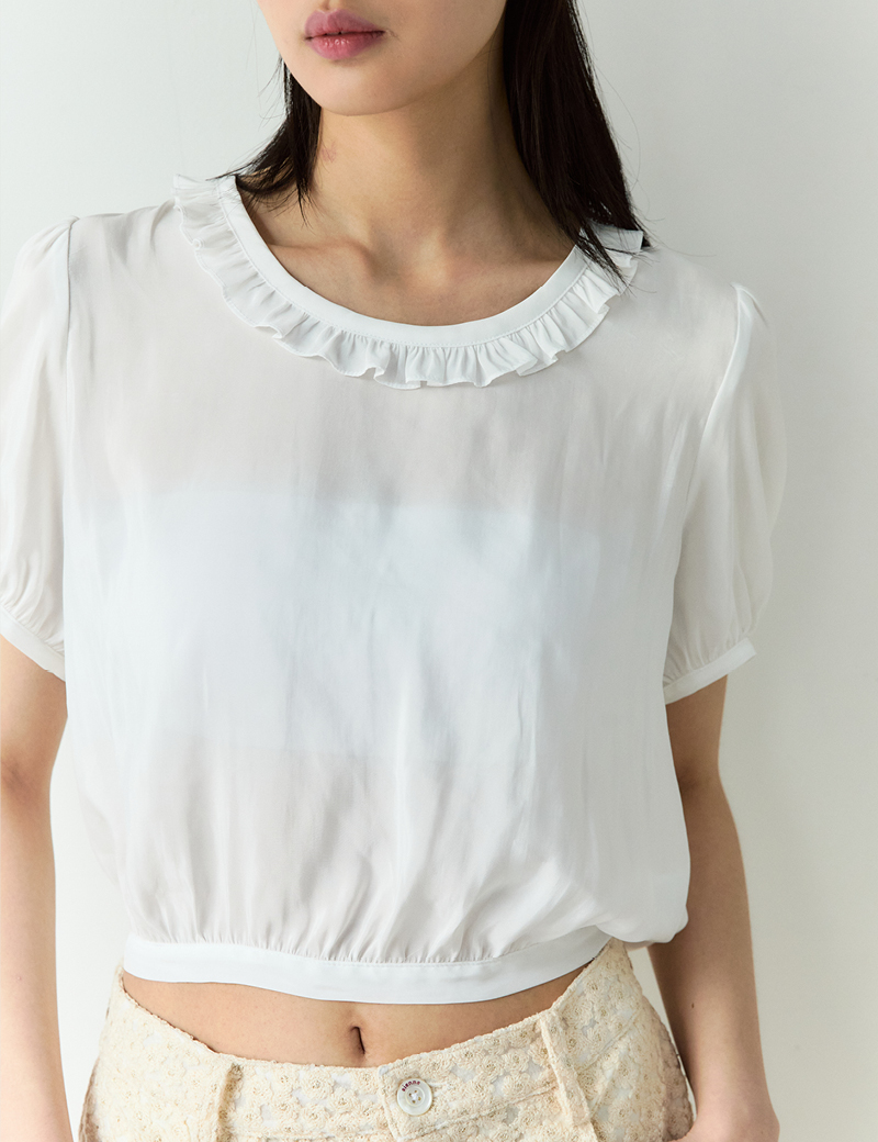 Smokie Frill Top | ファッション通販サイト NUGU