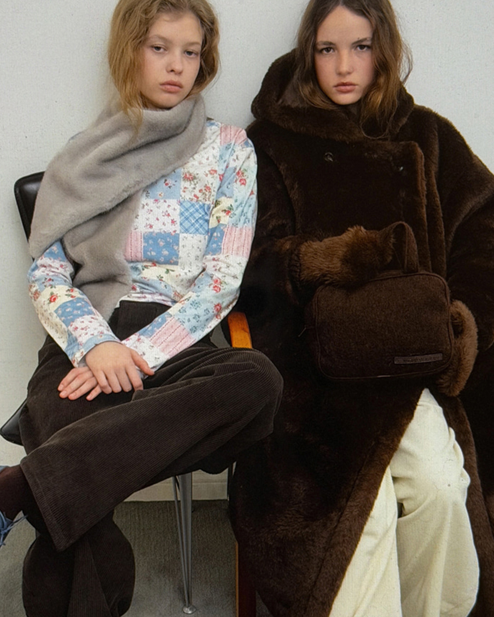 よっち✰Vesgioia ラクーン　グラデーションファーコートベスジョーヤ VESGIOIA ベスジョーヤ - レディース ダウン・中綿コート -waja bazar