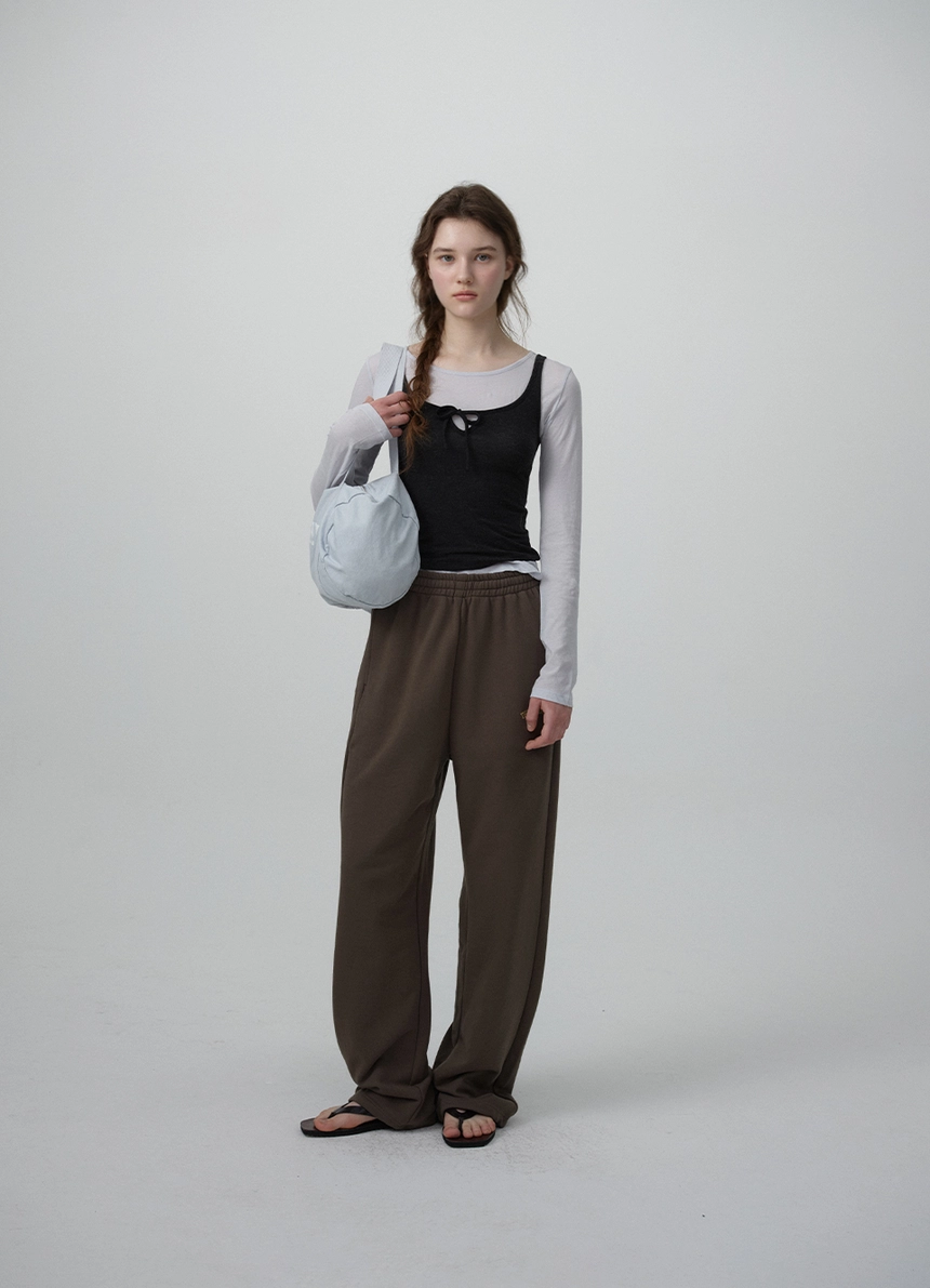 Sofie Sweat Drawstring Pants_Khaki_10.jpg