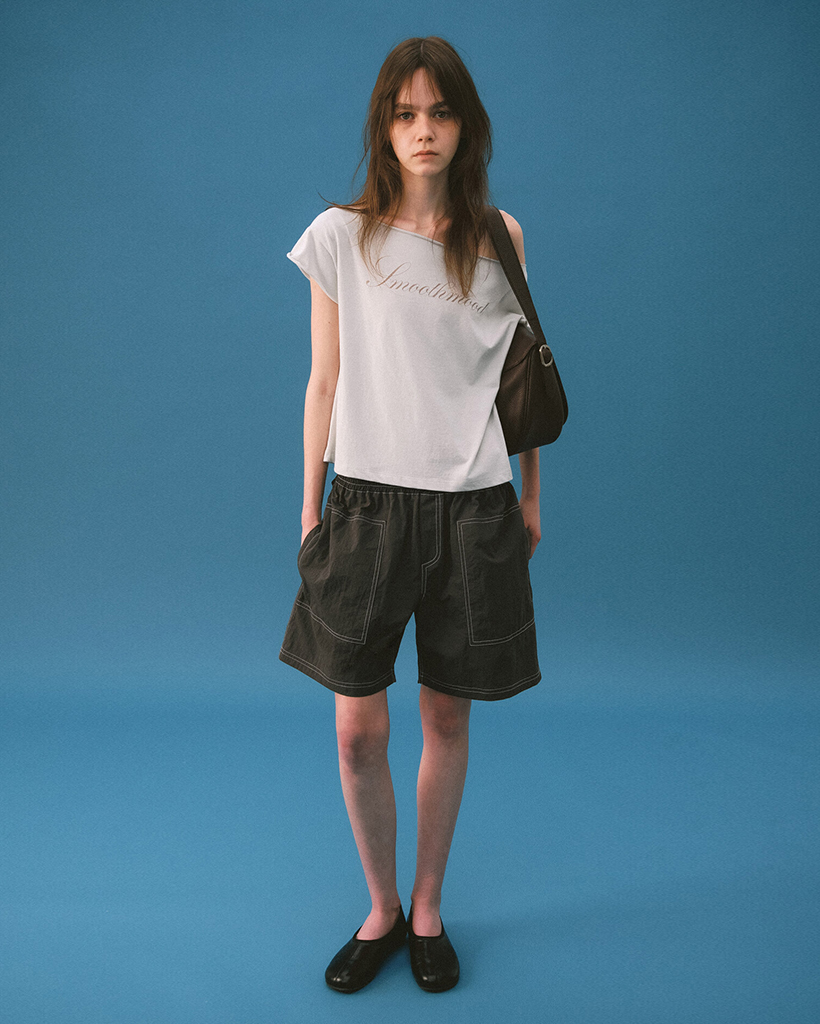 Splitted Shorts Charcoal