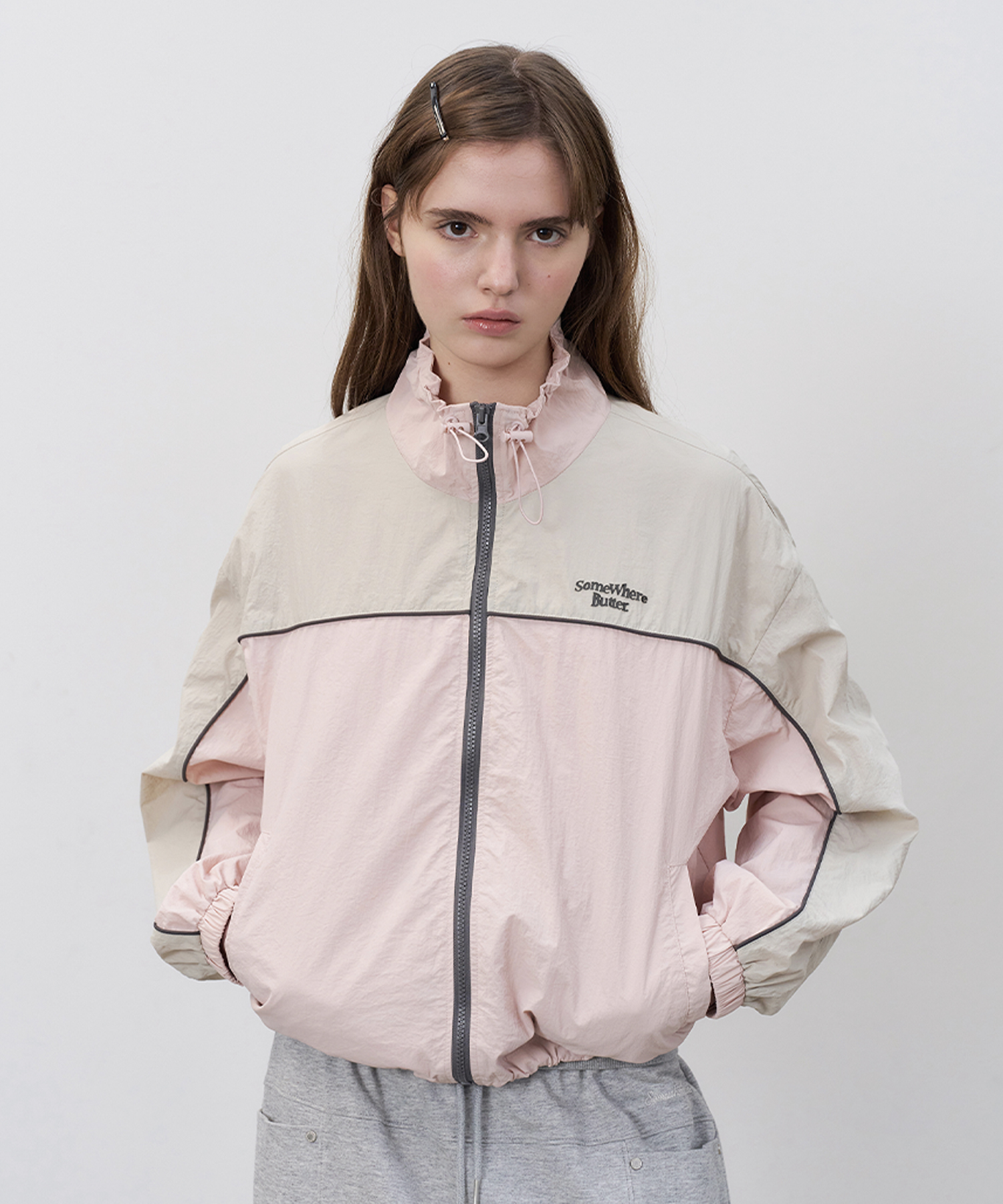Sporty Windbreaker - Pink