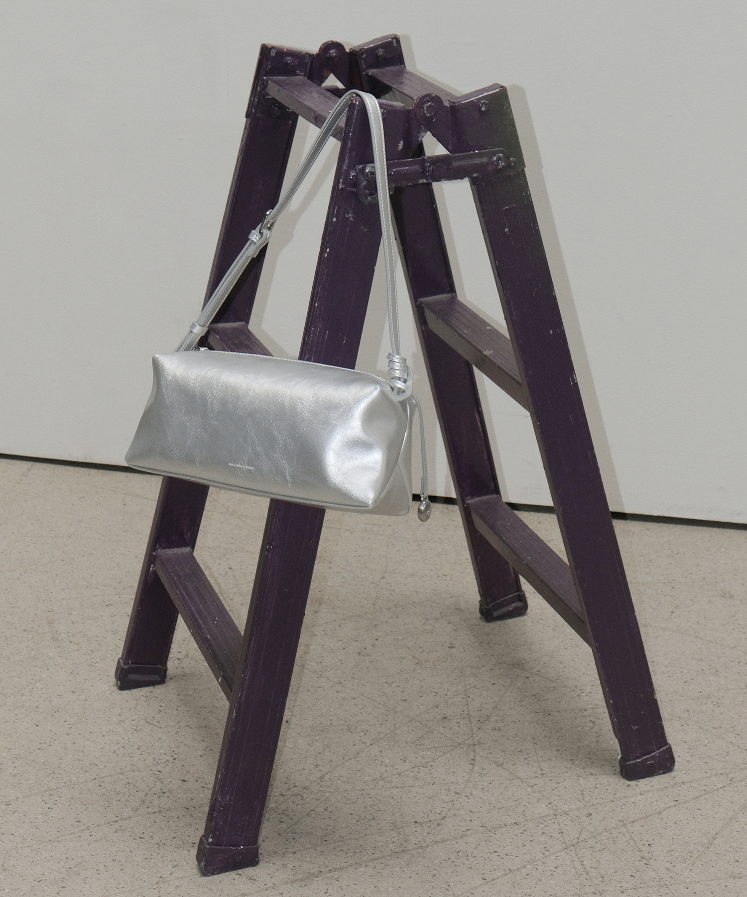 Square Shoulder Bag - Silver