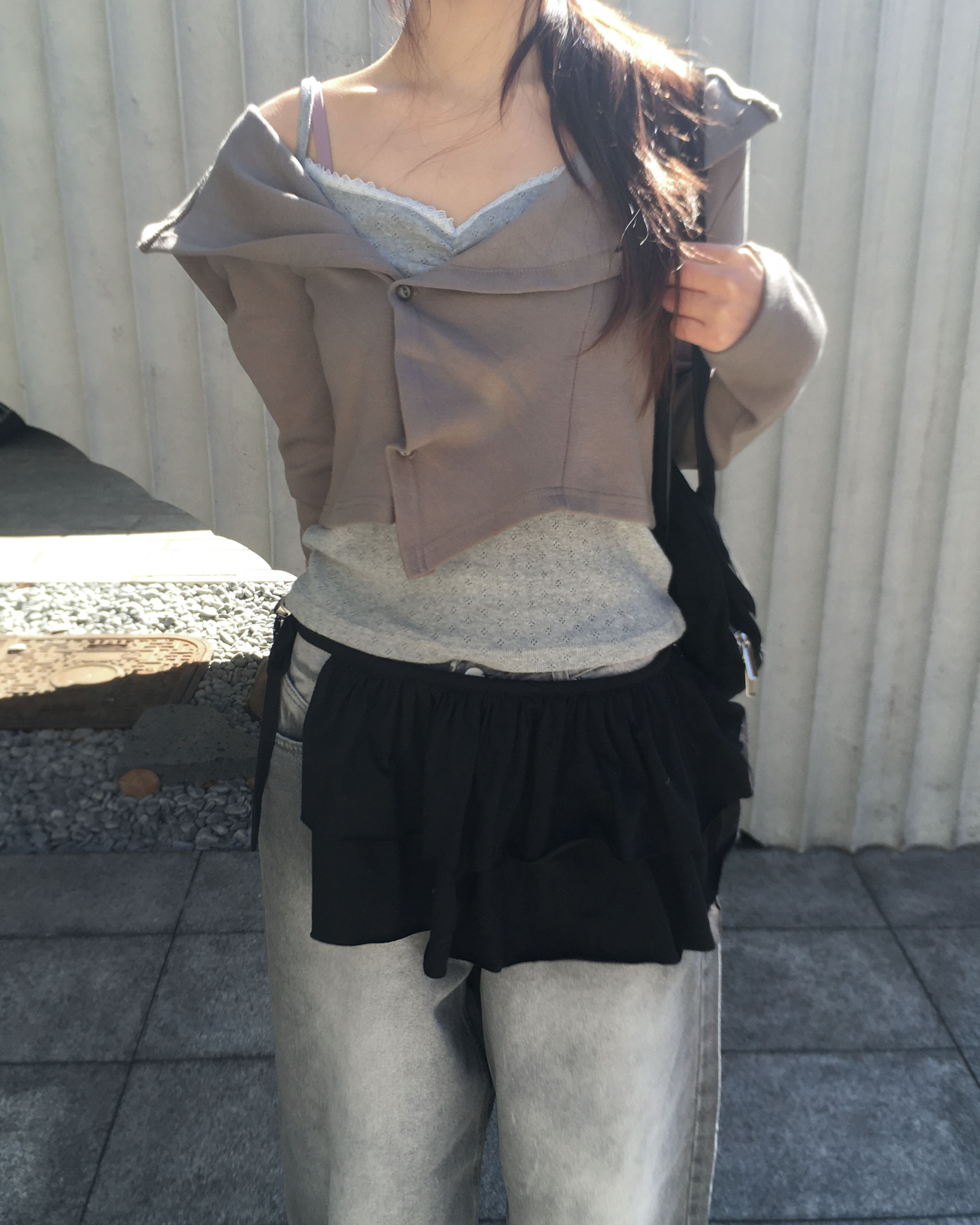 String wide denim pants | ファッション通販サイト NUGU