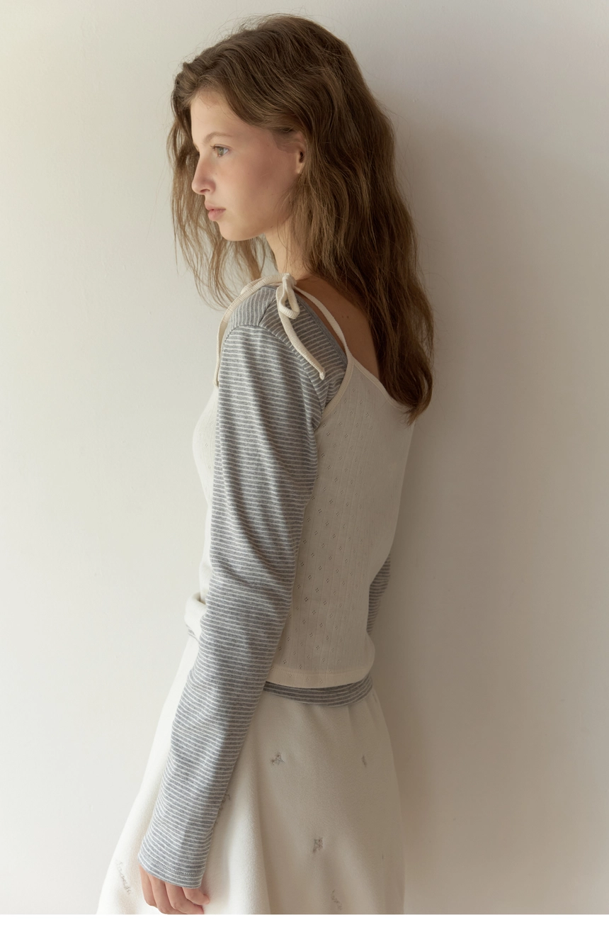 Stripy Tee (Melange Grey)9.jpg