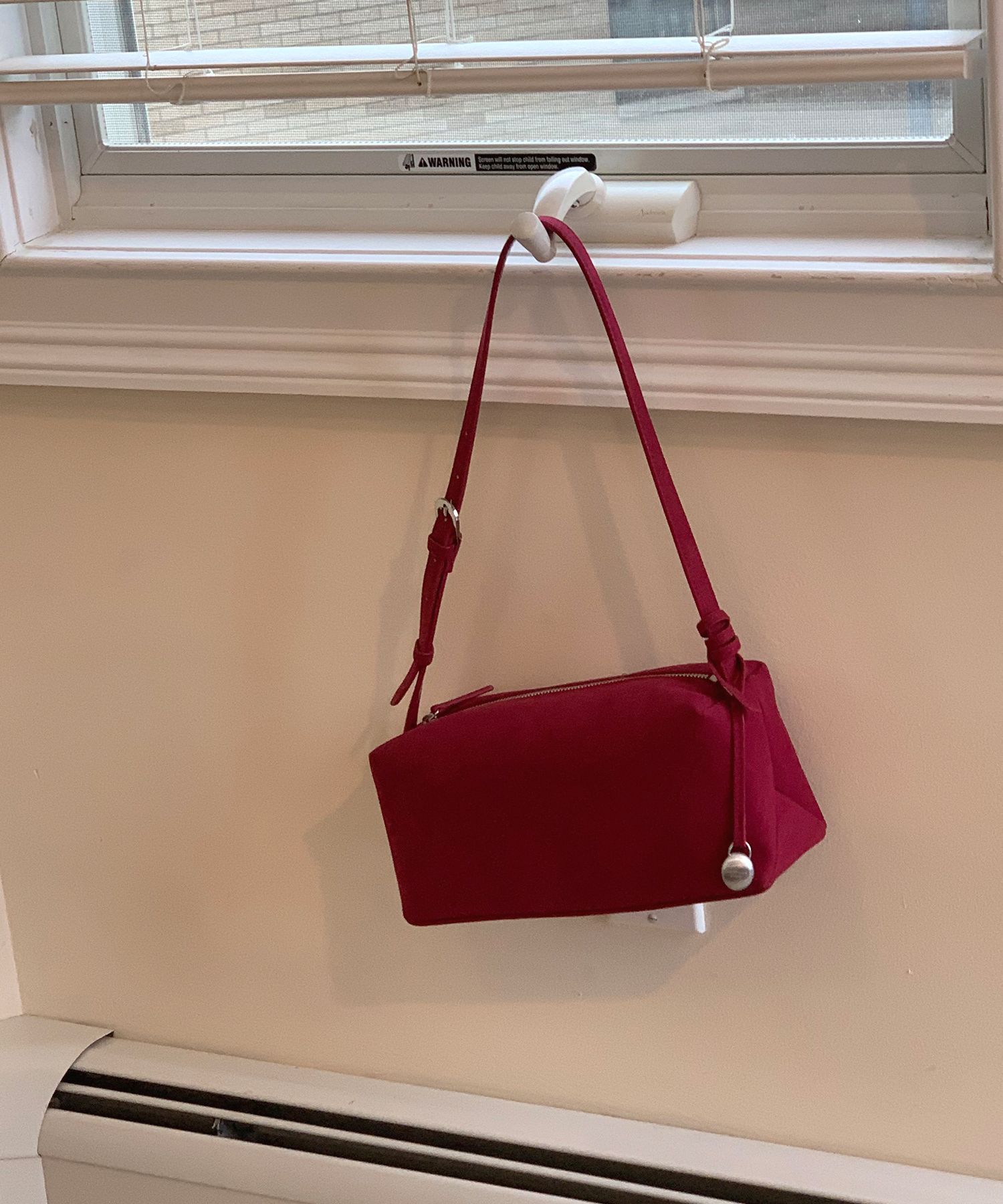 Suede Square Shoulder Bag - 2Color