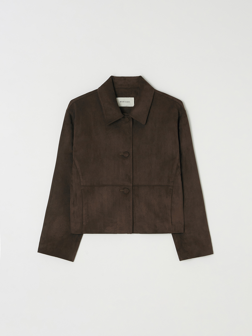 real suede over sized shirt ブラウン SALE】Real Suede Oversized Shirt