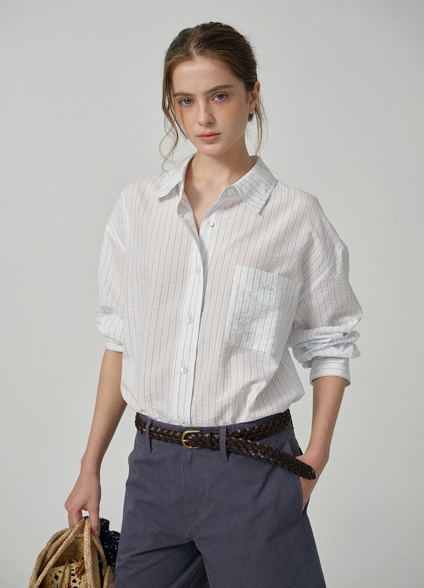 Sui Stripe Pocket Shirt_White_11.jpg