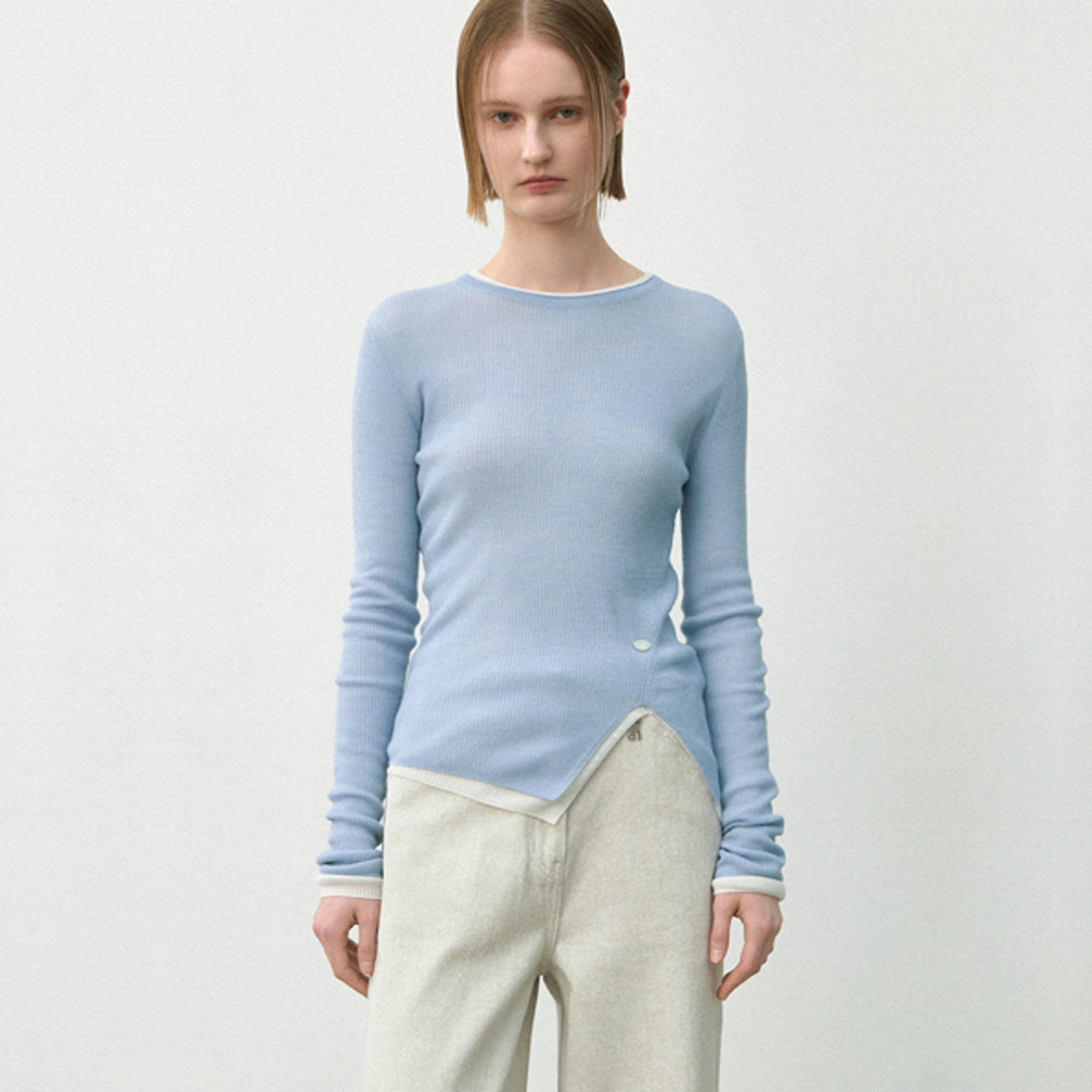 (T-7022)ESSENTIAL FINE WOOL KNIT