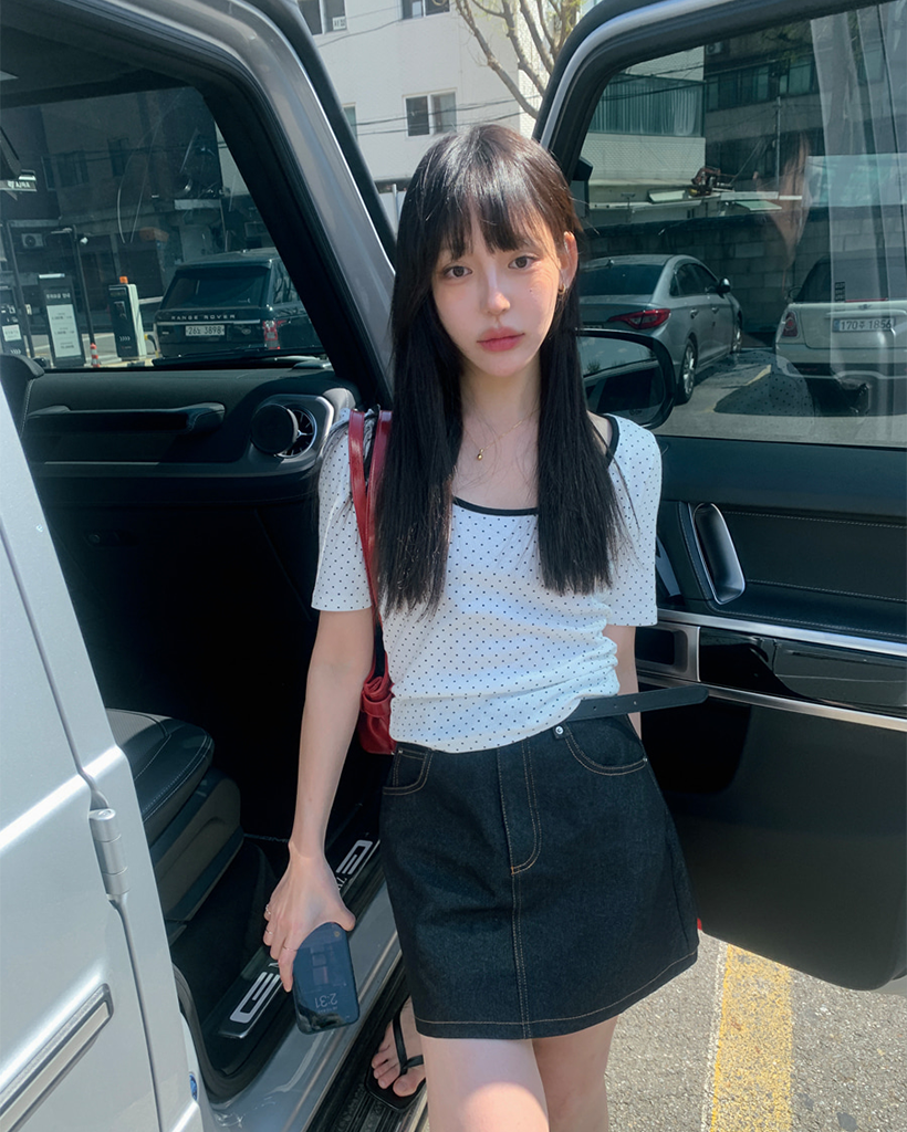 ベルトSET*デニムミニスカート | ファッション通販サイト NUGU