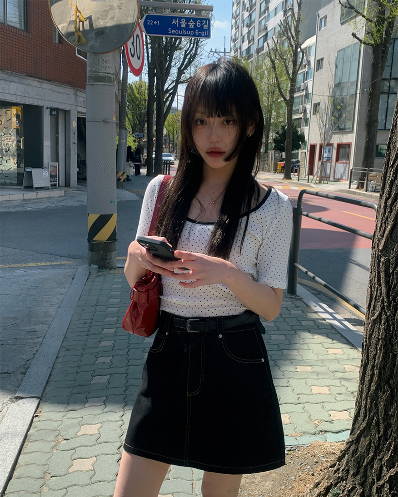 ベルトSET*デニムミニスカート | ファッション通販サイト NUGU