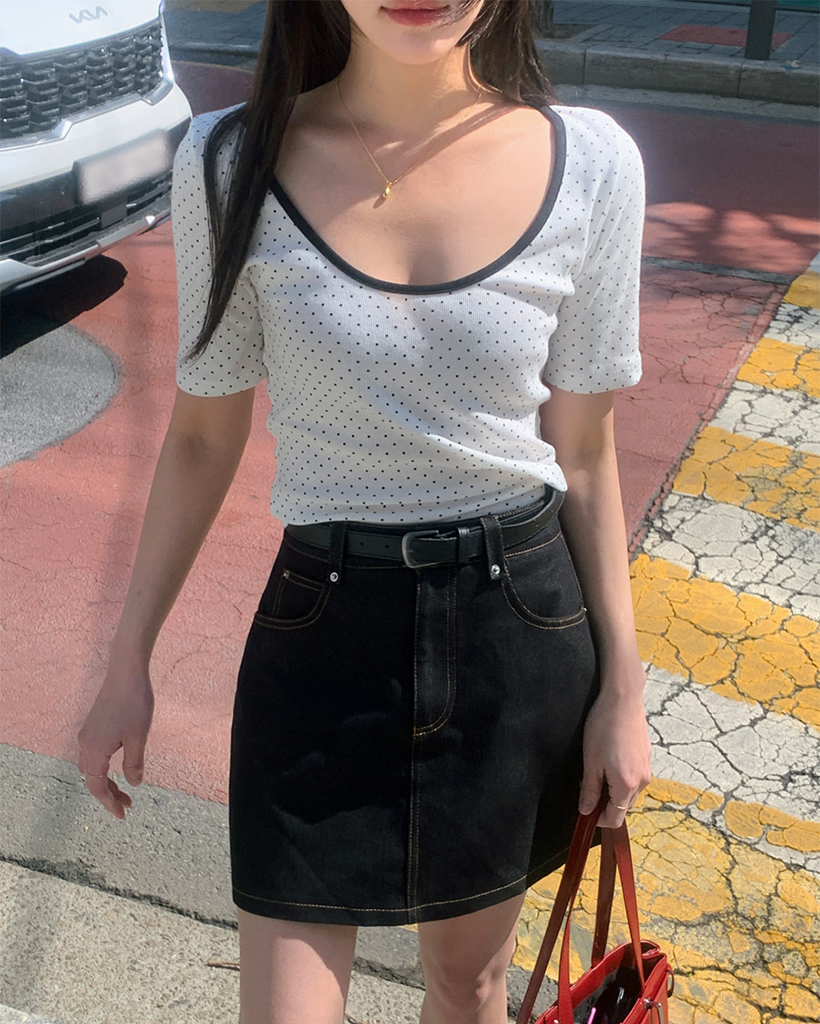 MADISONSBLUE デニムミニスカート 00 MADISONBLUE(マディソンブルー)｜5POCKET DENIM MINI SKIRT（VW
