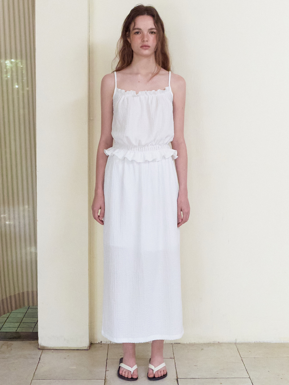 Textured Embo Set, White