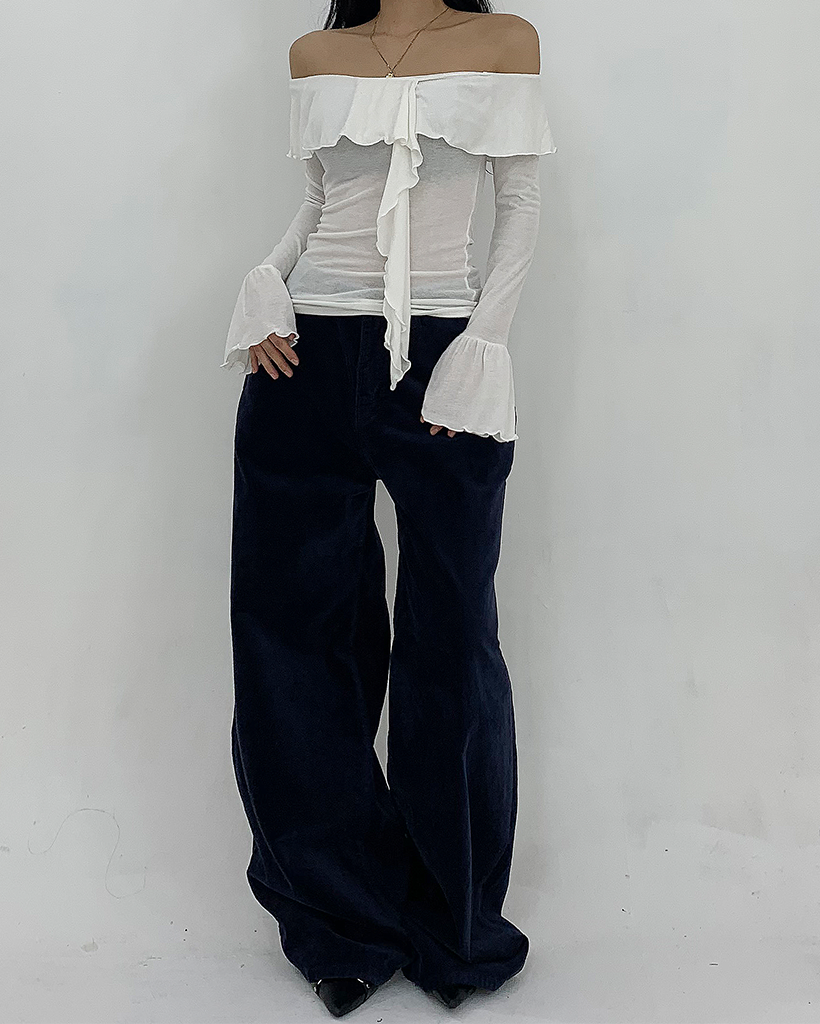 ウィンターベルベットワイドパンツ | ファッション通販サイト NUGU