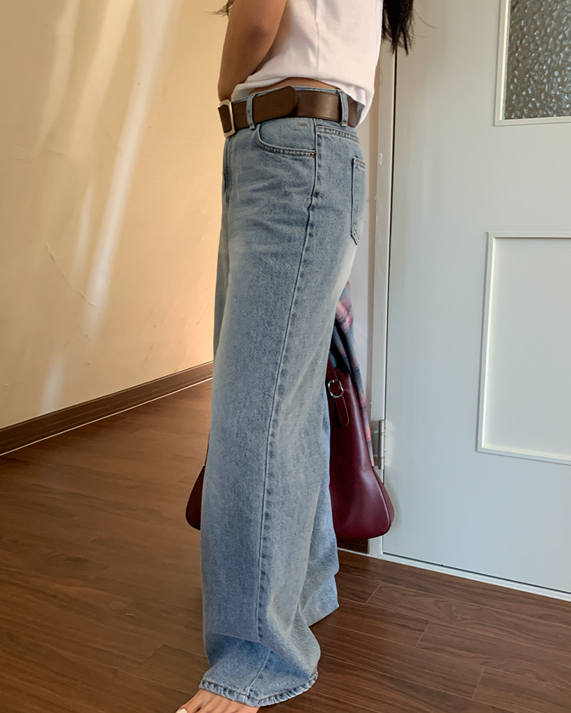 スタンダードワイドデニムパンツ | ファッション通販サイト NUGU
