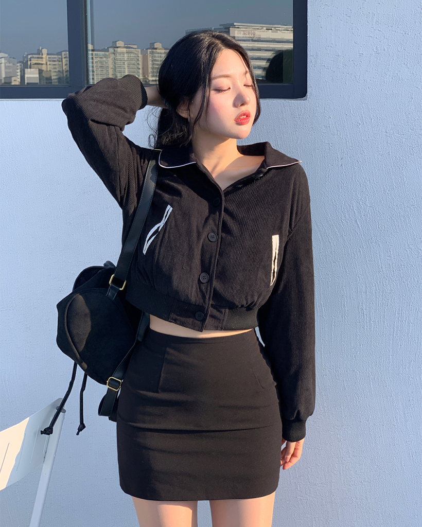 コーデュロイクロップドジャケット | ファッション通販サイト NUGU