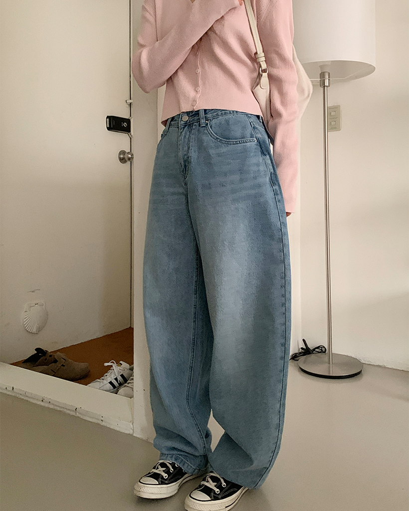 ヴィンテージバギーワイドデニムパンツ | ファッション通販サイト NUGU