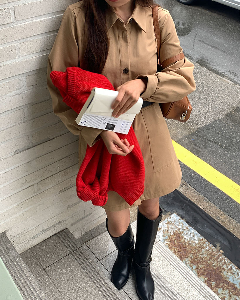 シャツワンピース