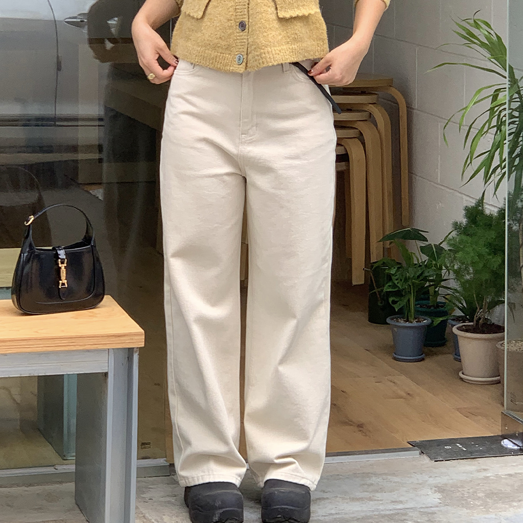 ピーチタック入りコットンパンツ | ファッション通販サイト NUGU