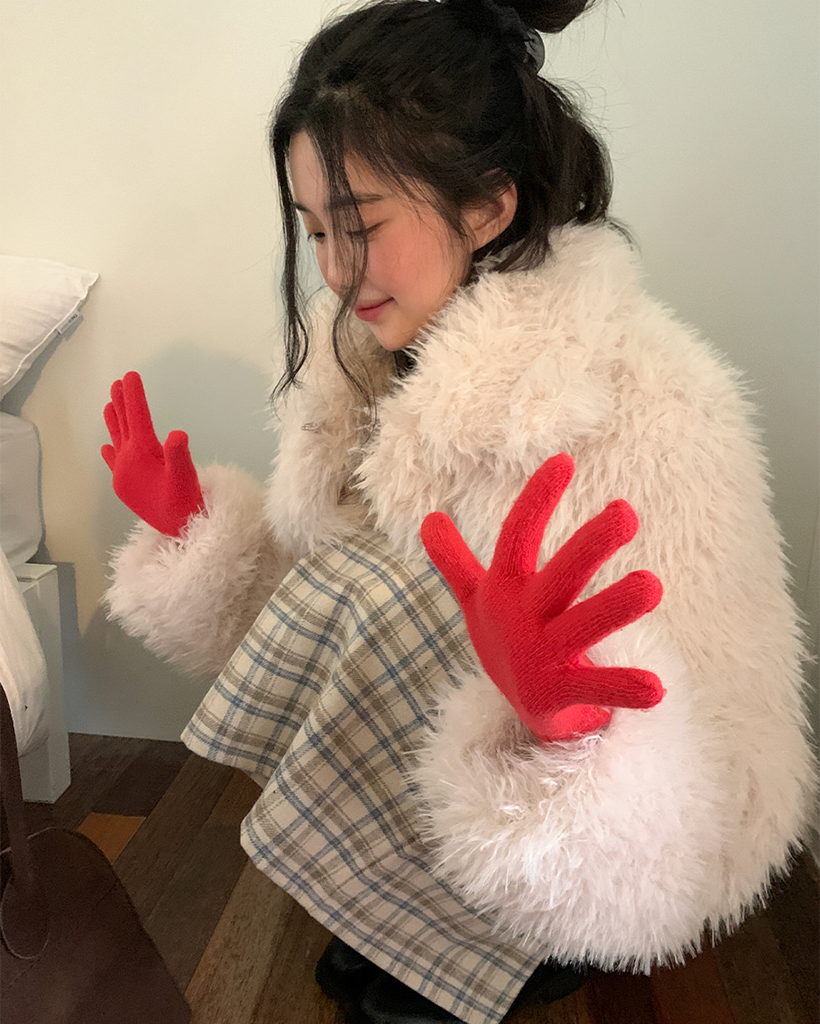 [12月限定SALE]極暖ポケット付き抜け毛軽減ファージャケット