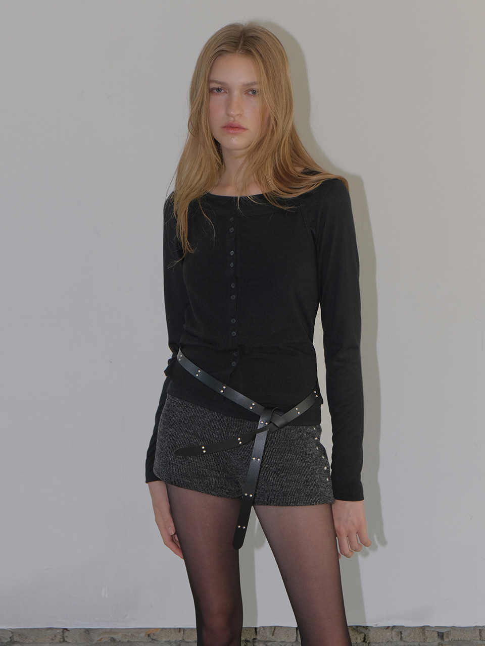 Cami Layered T-Shirt SET, Black