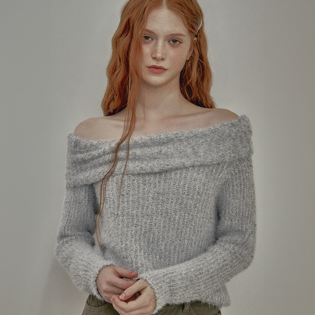 ニット セーター 「MADE」 レレットサマーボートネックオーバーフィットニット レディース MADE] レレットサマーボートネックオーバーフィットニット