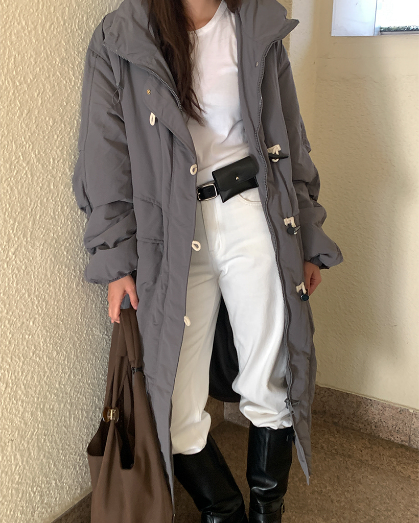 ダッフルロングダックダウンジャケット | ファッション通販サイト NUGU