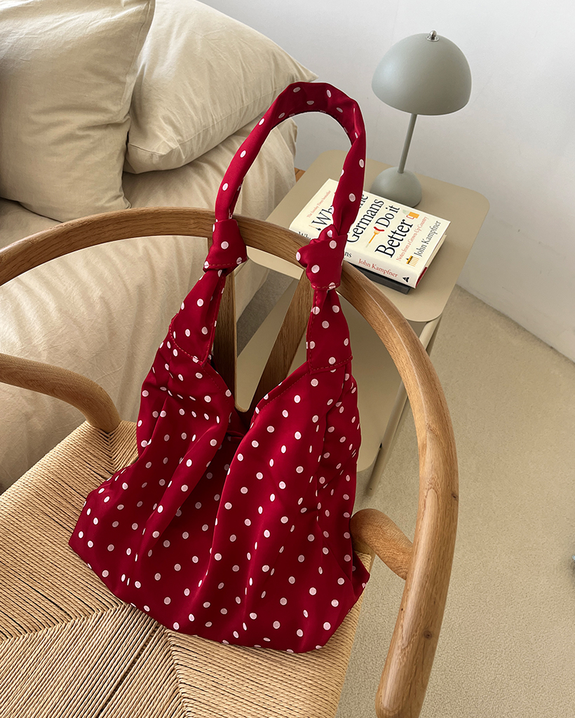 ドットパターンノットショルダーバッグ | ファッション通販 ドットパターンノットショルダーバッグ | ファッション通販