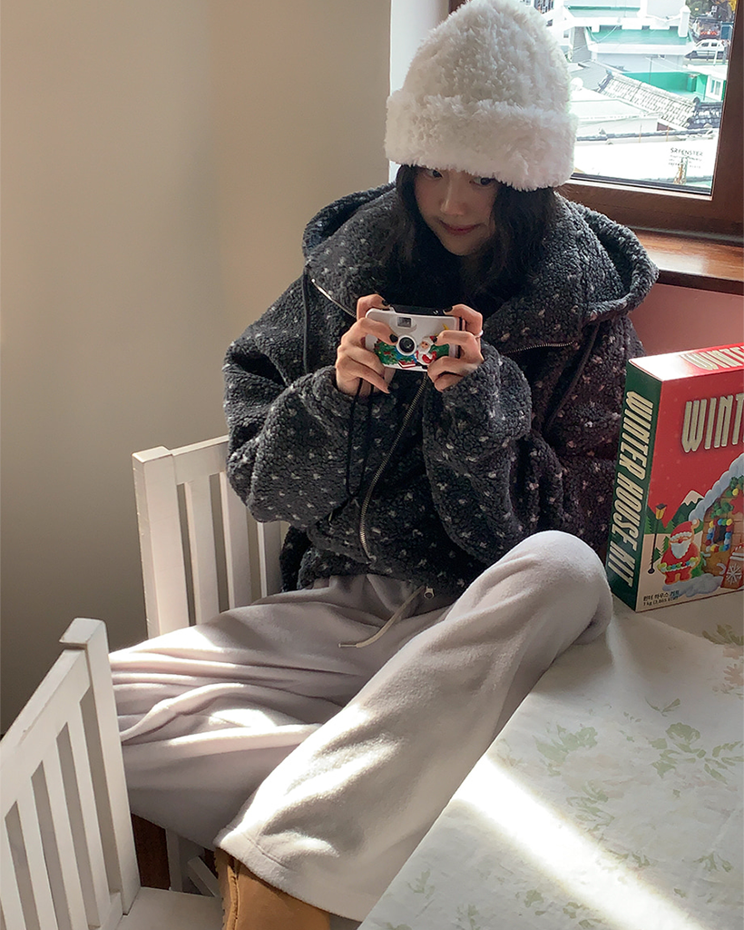 ドットボアダンブルパーカー | ファッション通販サイト NUGU