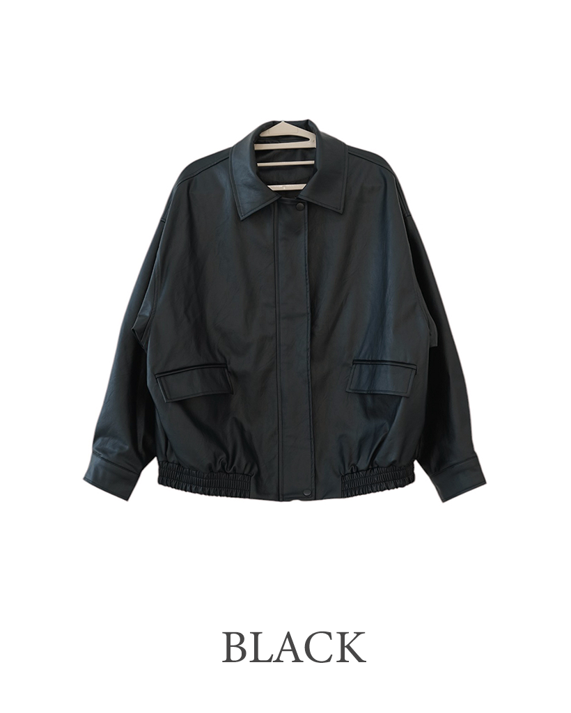 オーバーサイズレザージャケット | ファッション通販サイト NUGU