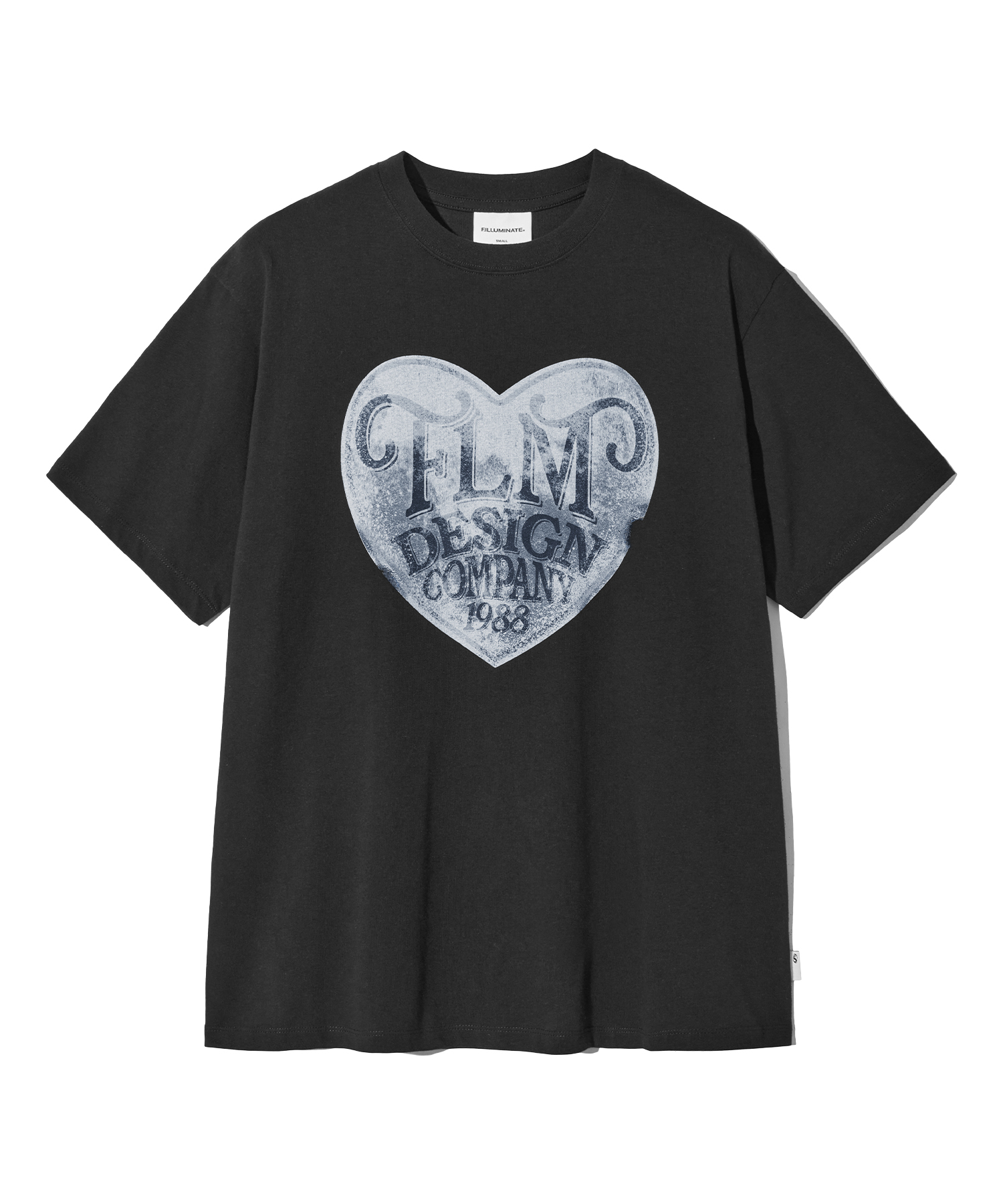 Tシャツ・カットソー [FILLUMINATE] FLM Vintage Heart Graphic T-Shirt FLM Vintage Heart Graphic T-Shirt-Black | ファッション通販