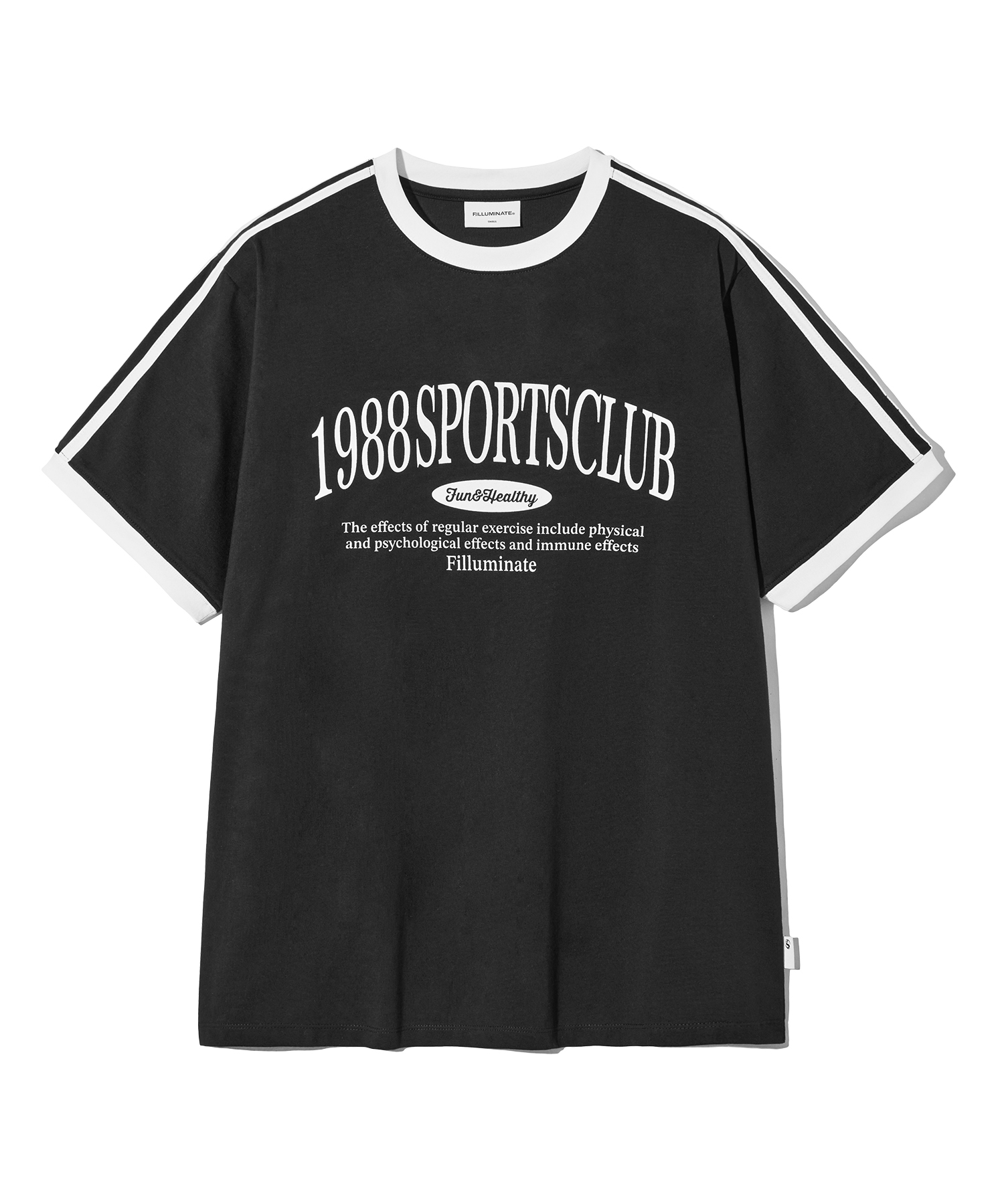 club replica short-sleeve t-shirt - black | ファッション通販