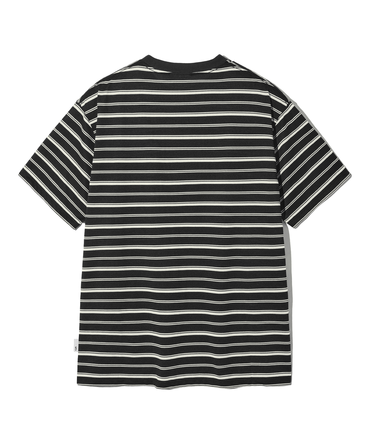 rururuページ Pocket Stripe T-shirt-Black | ファッション通販サイト NUGU