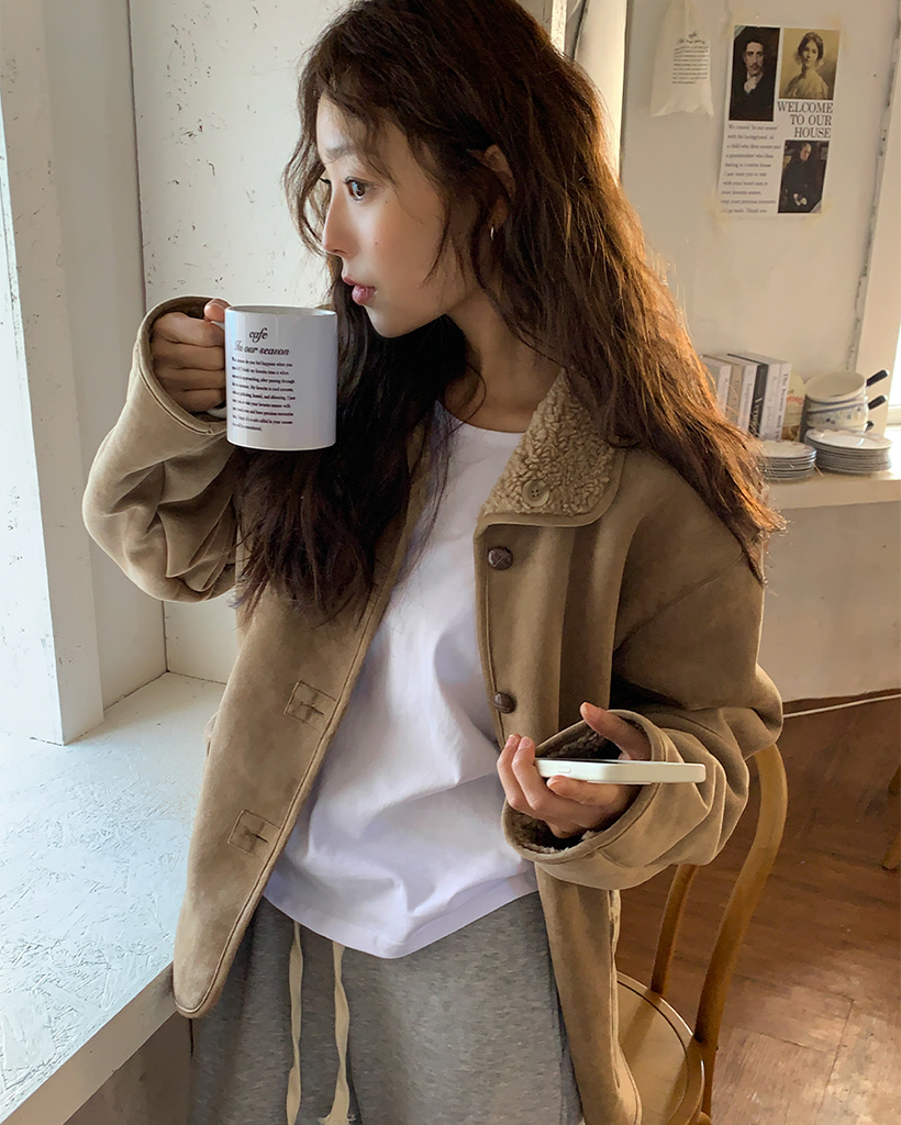 ボアスエードムートンコート | ファッション通販サイト NUGU