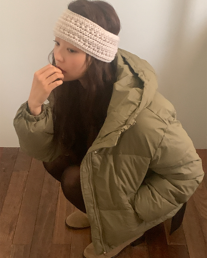 フード付きクロップドダウンジャケット | ファッション通販サイト NUGU