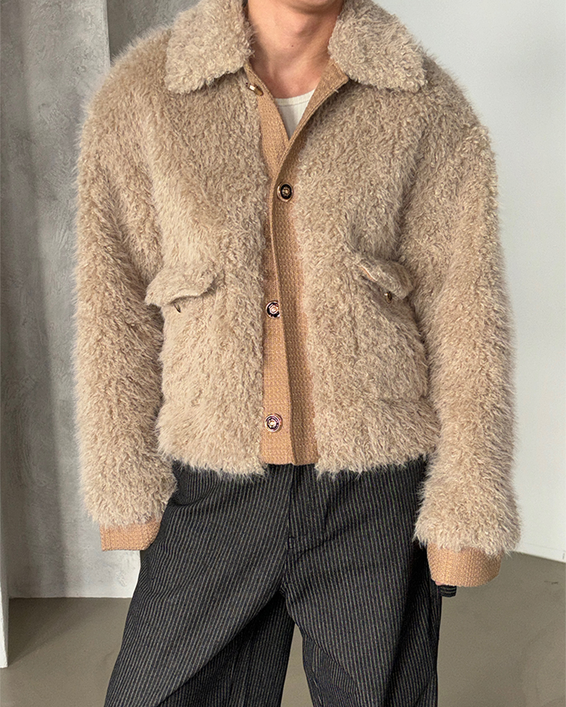 Shud fur tweed jacket(2color) | ファッション通販サイト NUGU