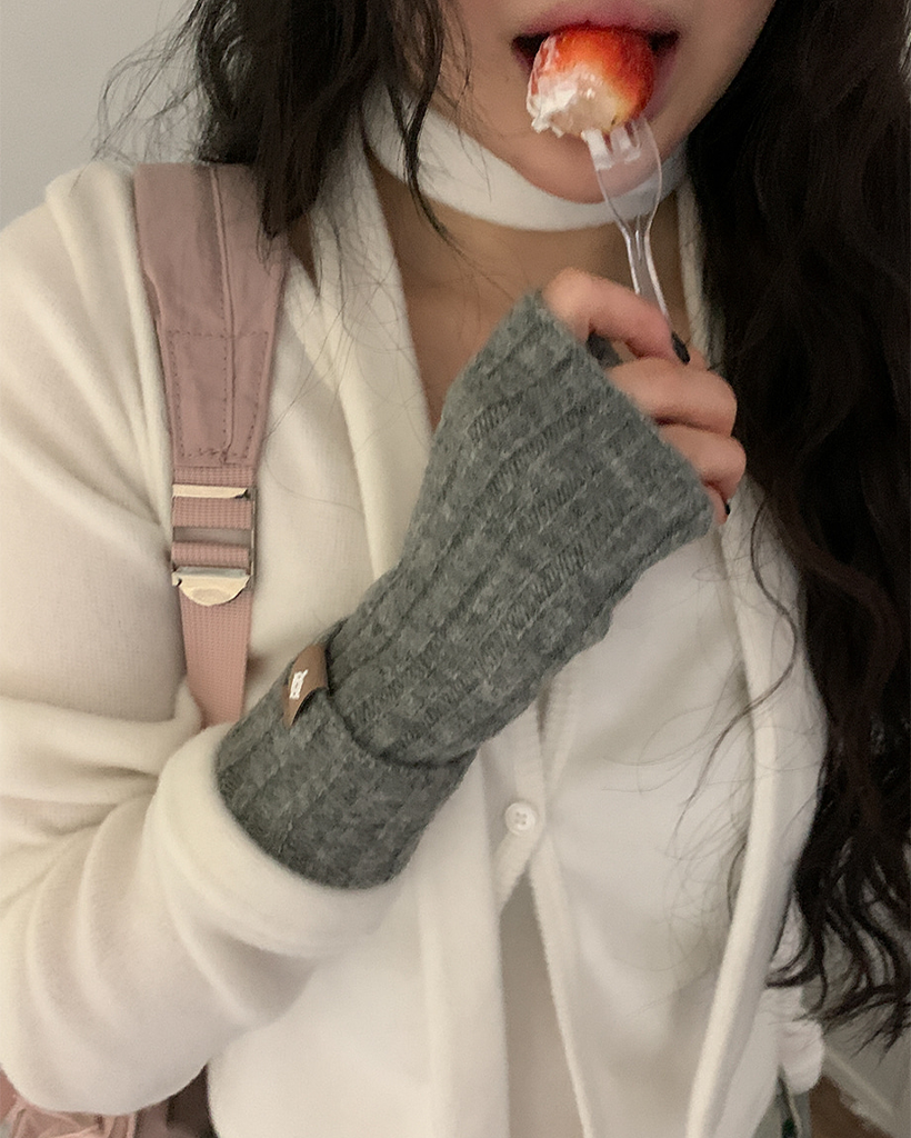 ニットハンドウォーマーグローブ