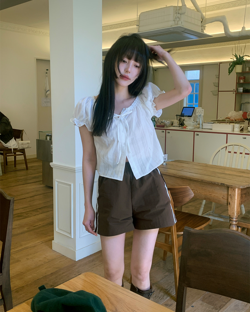 【関税込み】FIDAN NOVRUZOVA ショートパンツ FIDAN NOVRUZOVAのグレー Becca ショートパンツがセール中