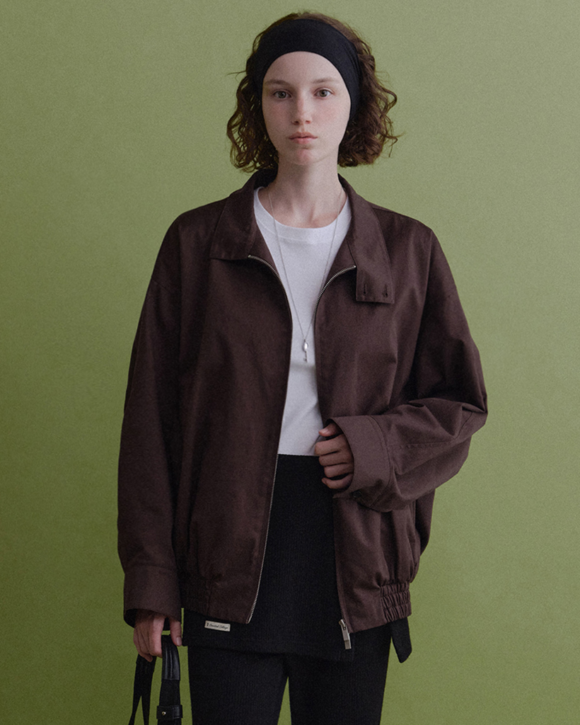 Taf Oversized Blouson (Mocha Brown)