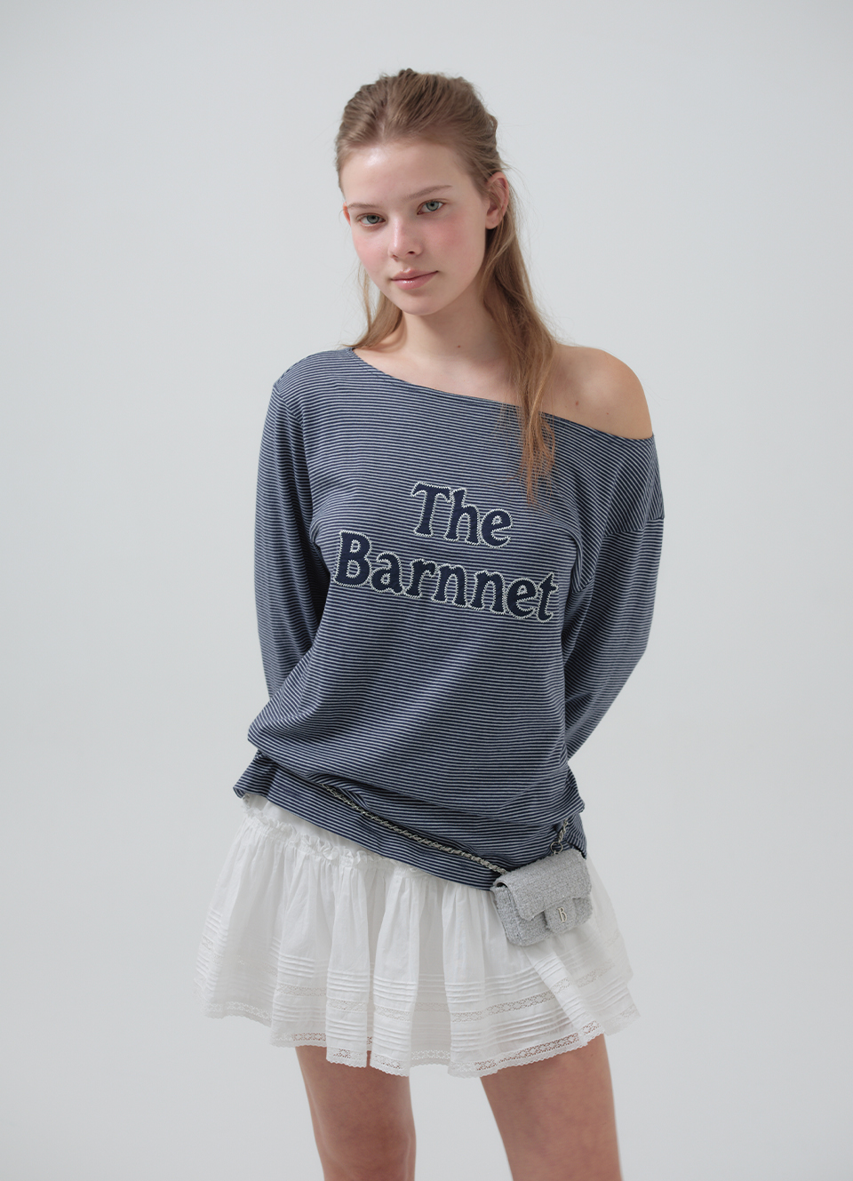 Talat Boat Neck Stripe T-Shirt_Navy