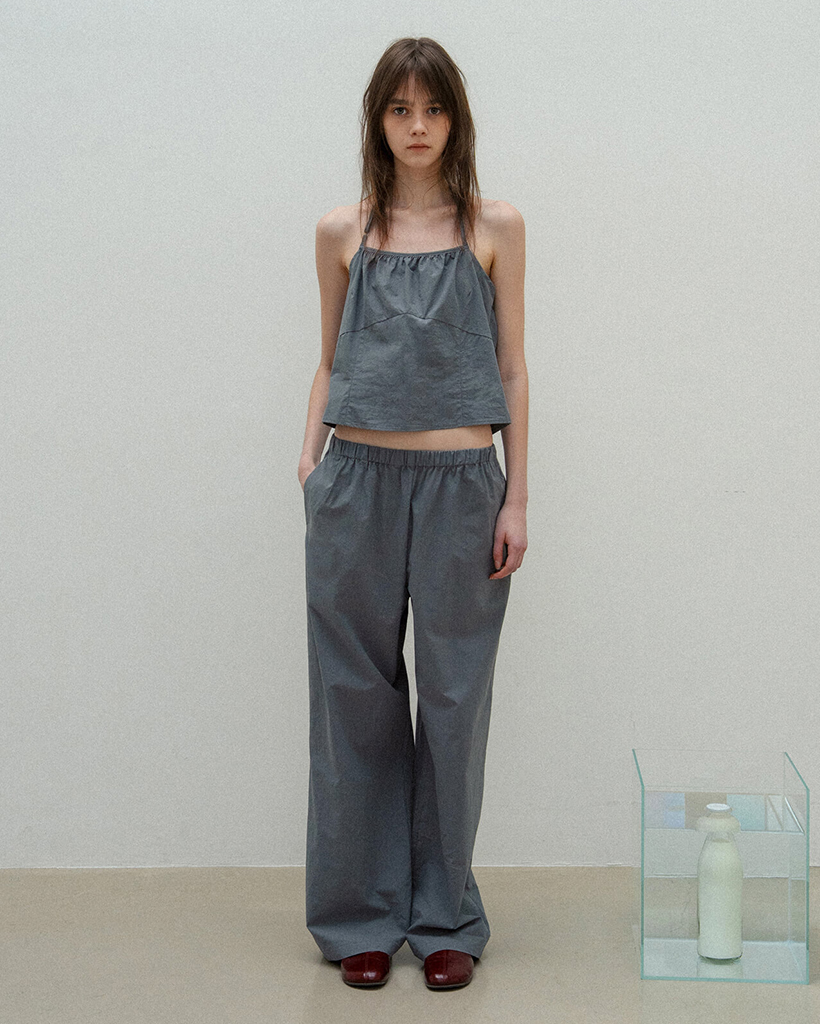 Teacup Cotton Pants Gray