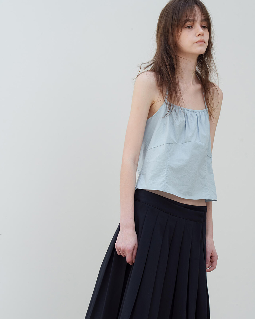 Teacup Halter Neck Top Baby Blue