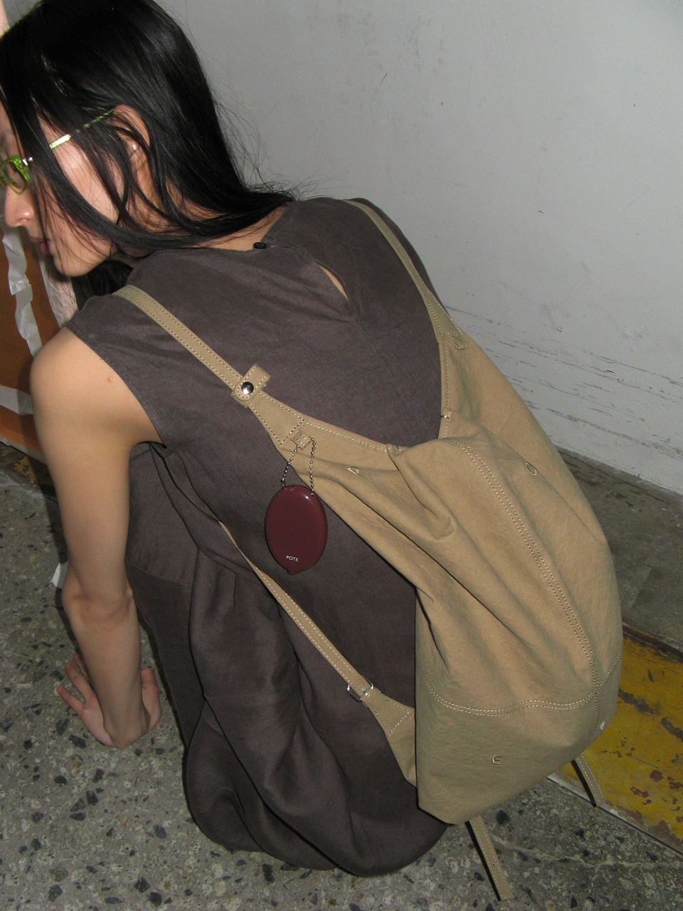 0014 3-Way Flow Bag_Vintage Tan
