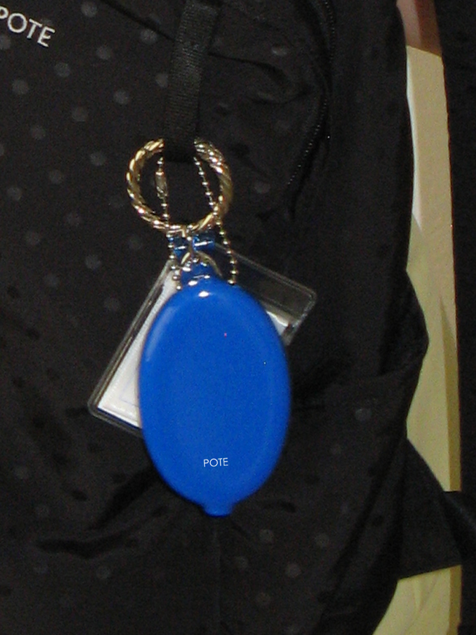 0005 Coin Pouch Keyring _Cobalt Blue