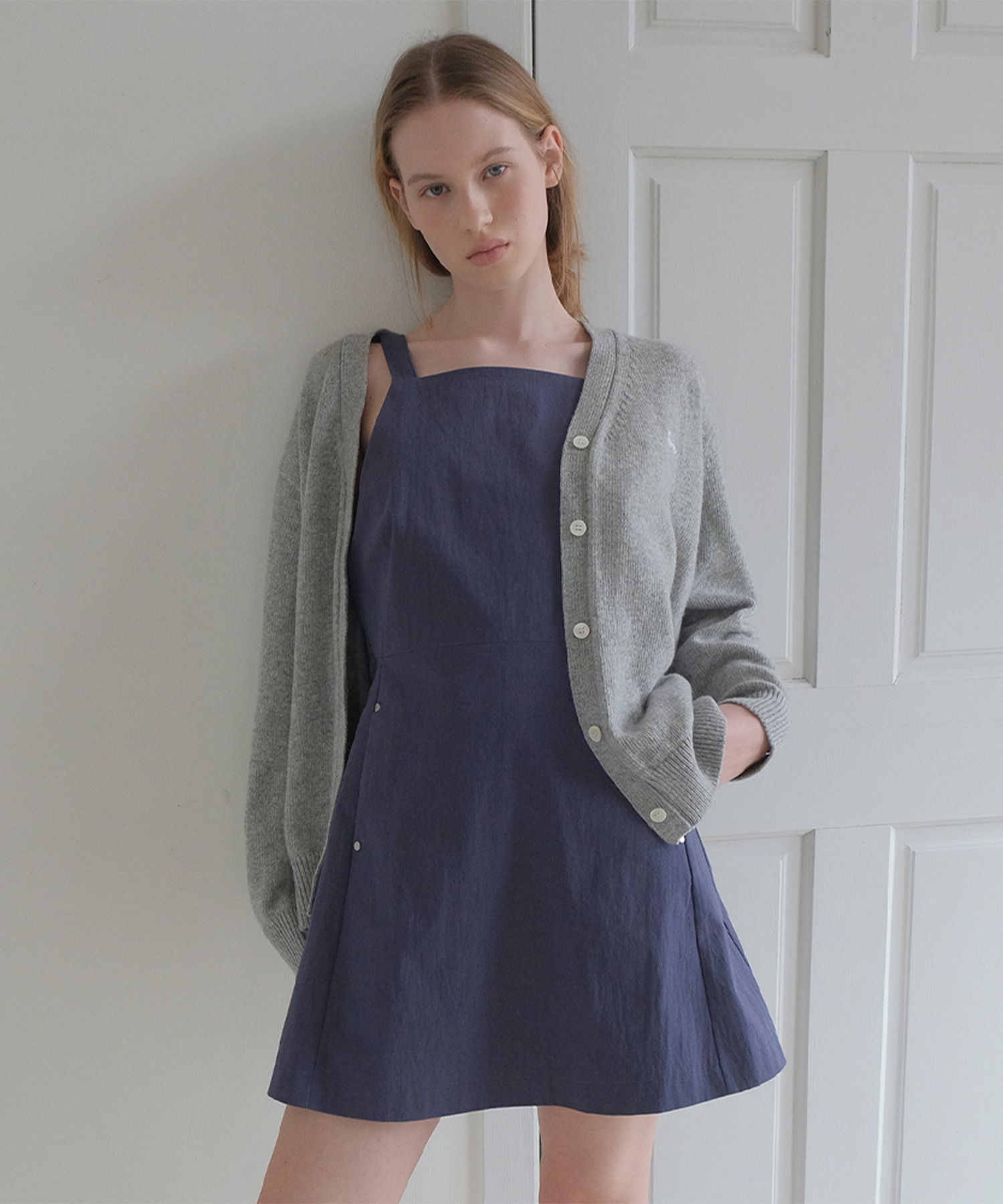 Tilda Mini Dress - Vintage Blue